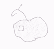 drawing of an apple